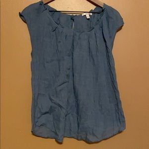Lauren Conrad Chambray Blouse
